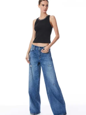 Allen Embellished Neck Tank Top | Alice and Olivia Shop