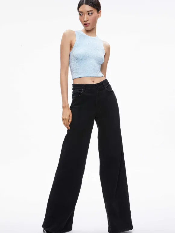 Amity Sleeveless Cropped Tank | Alice and Olivia Best