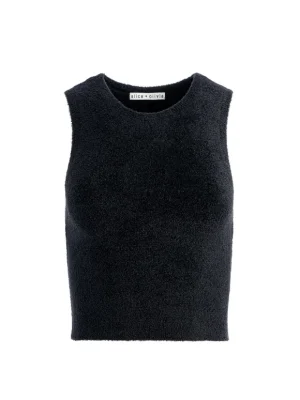 Amity Sleeveless Cropped Tank | Alice and Olivia Shop