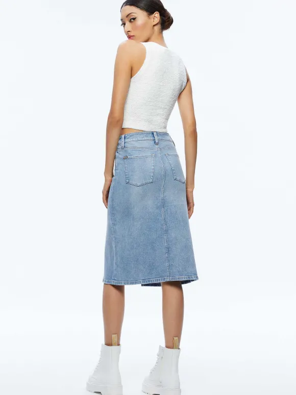 Amity Sleeveless Cropped Tank | Alice and Olivia Discount