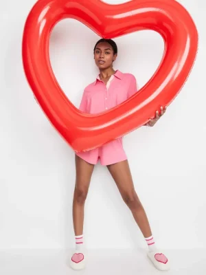 A+O X Big Feelings Madden Short Sleeve Set | Alice and Olivia Online