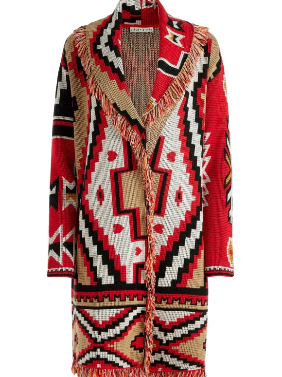 Astrid Long Cardigan | Alice and Olivia Flash Sale