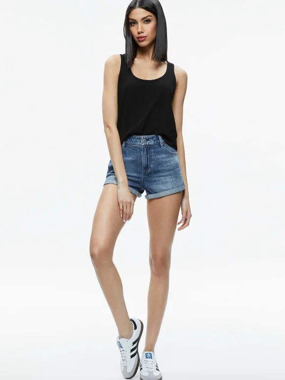 Avril Boxy Tank | Alice and Olivia Flash Sale