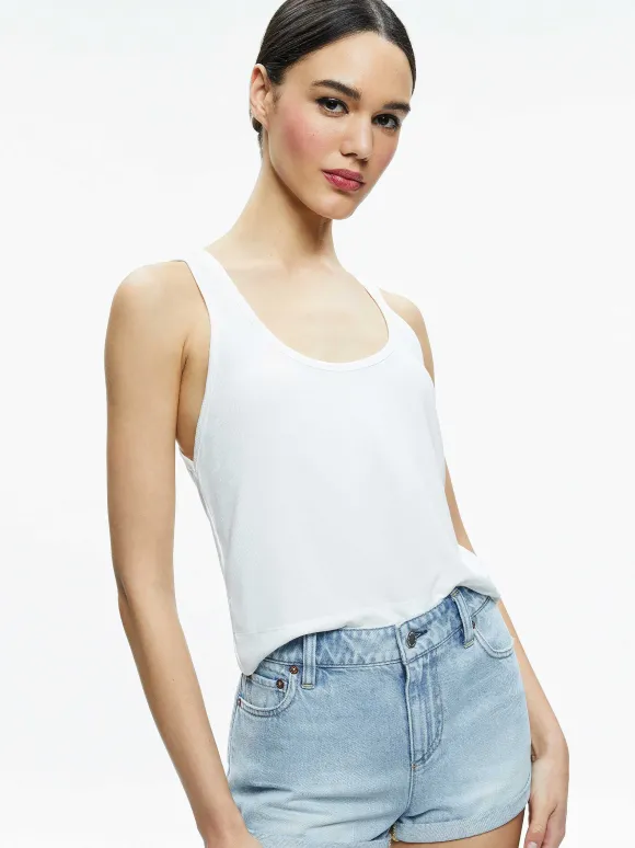 Avril Boxy Tank | Alice and Olivia New