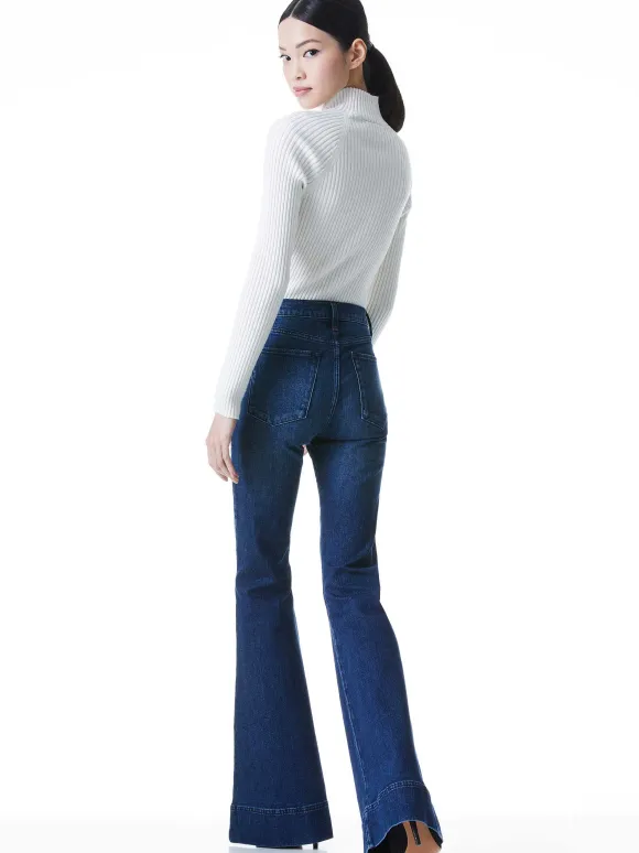 Beautiful High Rise Bell | Alice and Olivia Cheap