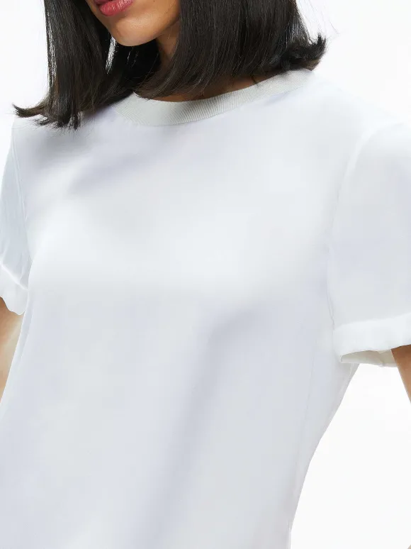 Braden Drop Shoulder Tee | Alice and Olivia Store