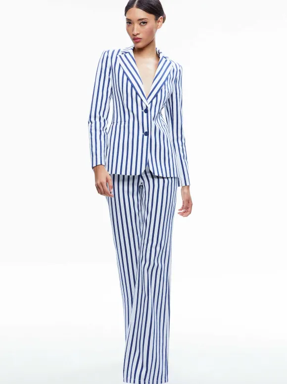 Breann Long Fitted Two Button Blazer | Alice and Olivia New