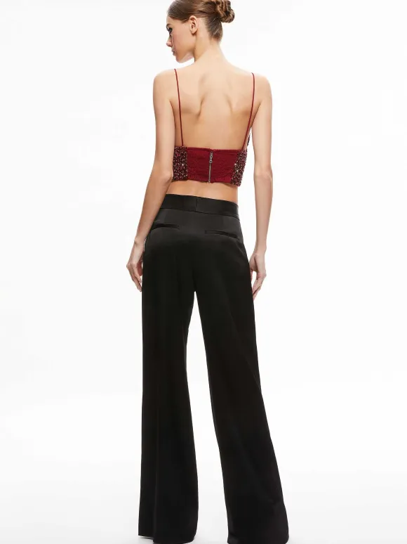 Carli Crystal Embellished Bra Top | Alice and Olivia Shop