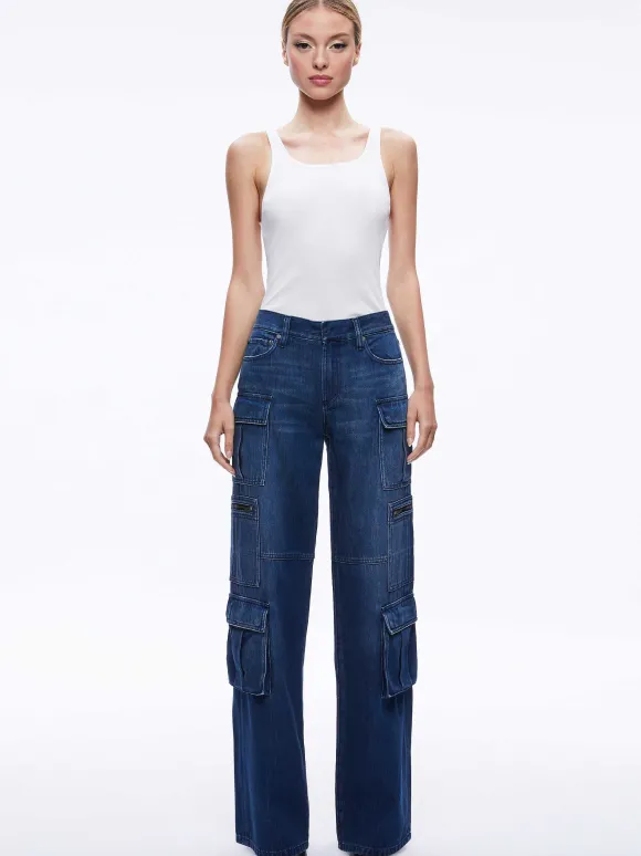 Cay Baggy Cargo Jeans | Alice and Olivia Best Sale