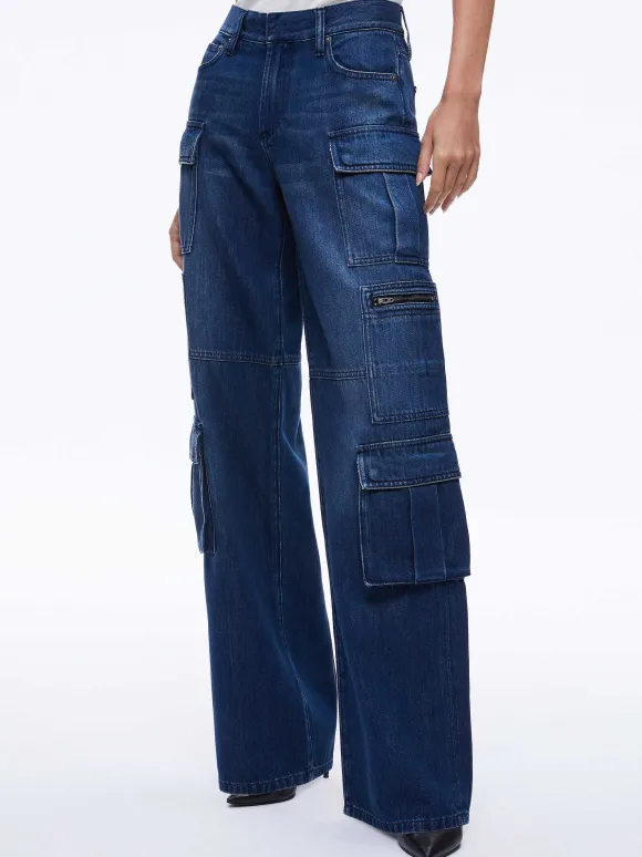Cay Baggy Cargo Jeans | Alice and Olivia Best Sale