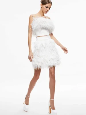 Ceresi Feather Top | Alice and Olivia Sale