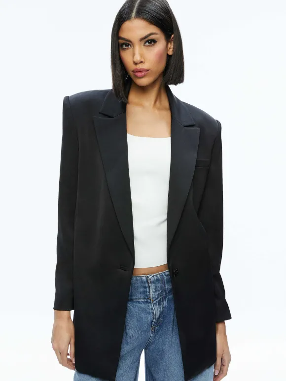 Colley Oversized Blazer | Alice and Olivia Shop
