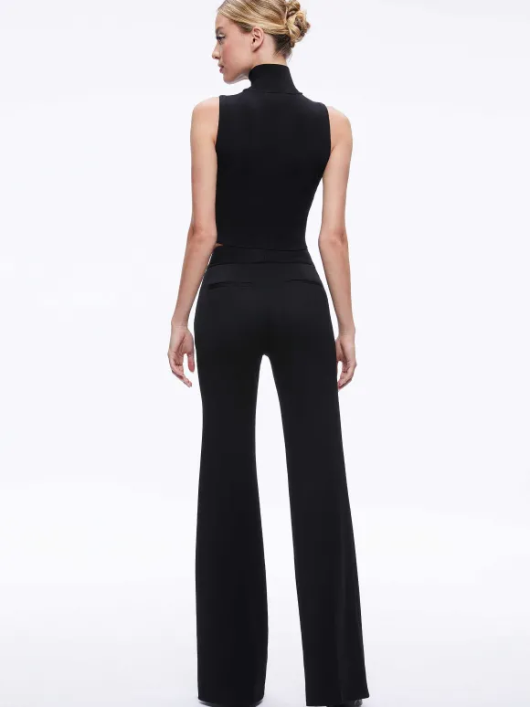 Deanna High Waisted Bootcut Pant | Alice and Olivia Cheap