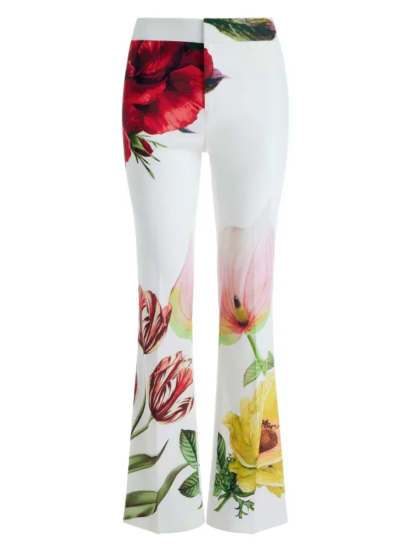 Denny Notch Collar Boyfriend Blazer + Livi Mid Rise Trouser | Alice and Olivia Cheap