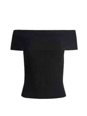 Dolan Foldover Sleeveless Pullover | Alice and Olivia Online
