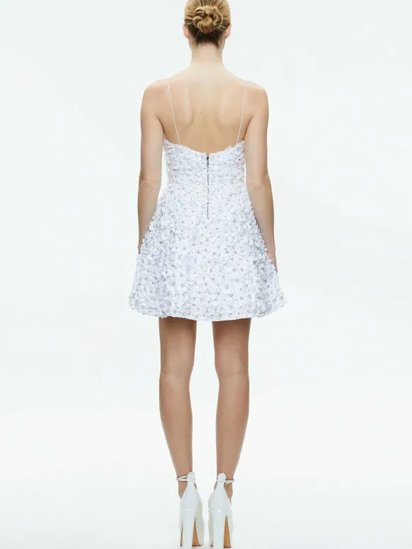 Domenica Embellished Mini Gown | Alice and Olivia Flash Sale