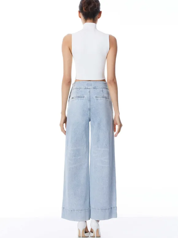 Donald High Waisted Jean | Alice and Olivia Cheap