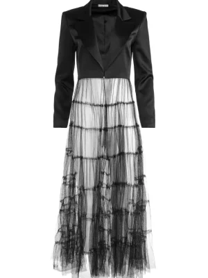 Everly Tulle Blazer | Alice and Olivia Shop