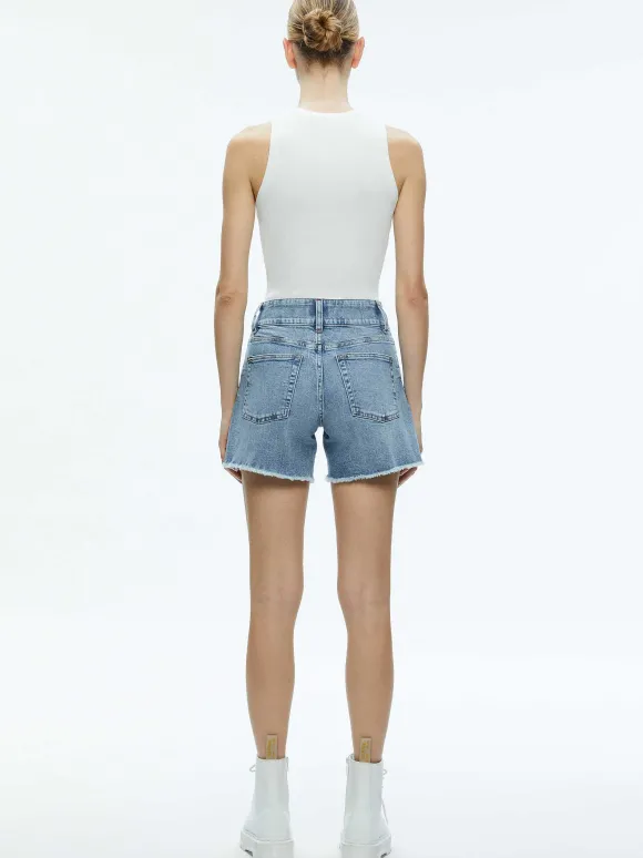 Han High Rise Wide Waistband Short | Alice and Olivia Cheap