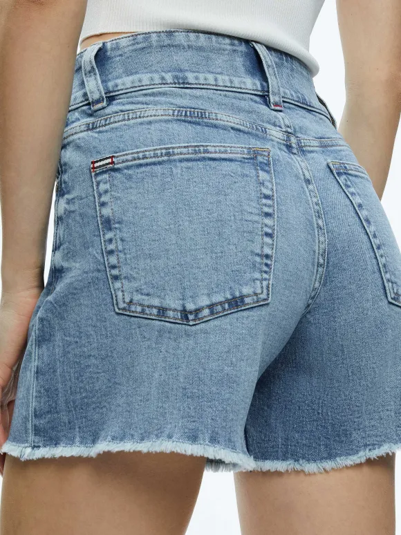 Han High Rise Wide Waistband Short | Alice and Olivia Cheap