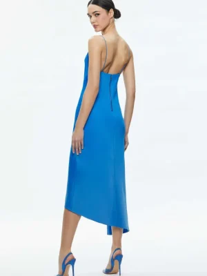 Harmony Asymmetrical Slip Scarf Dress | Alice and Olivia Sale