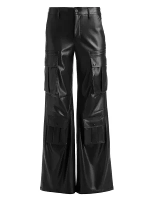 Joette Vegan Leather Cargo Pant | Alice and Olivia Fashion