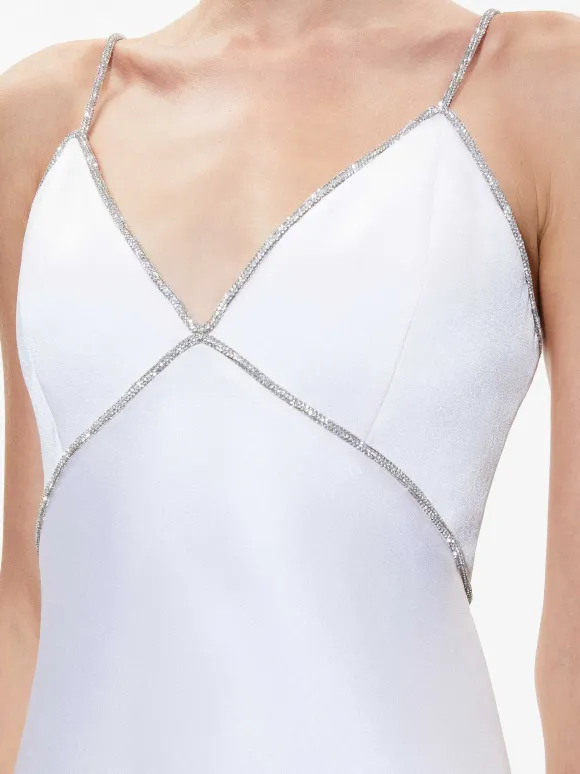 Julienne Embellished V-Neck Mini Dress | Alice and Olivia Sale