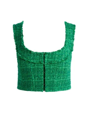 Kensie Scoop Neck Cropped Bustier | Alice and Olivia Cheap