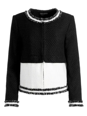 Kidman Two-Fer Tweed Jacket | Alice and Olivia Flash Sale