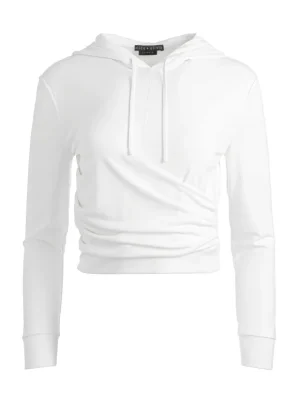 Kirk Wrap Front Hoodie | Alice and Olivia Sale