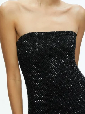 Leia Strapless Embellished Mini Dress | Alice and Olivia New