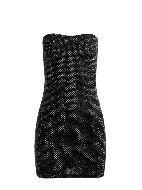 Leia Strapless Embellished Mini Dress | Alice and Olivia New