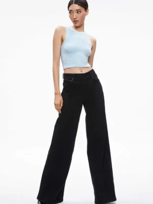 Lidell Cropped Zip Up Hoodie + Amity Sleeveless Cropped Tank | Alice and Olivia Sale