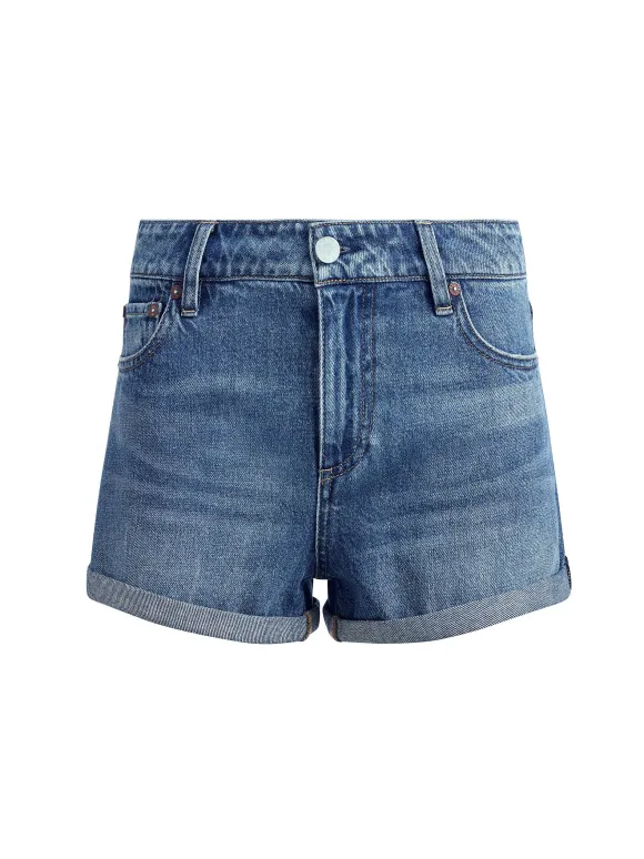 Maggie Mid Rise Vintage Shorts | Alice and Olivia Discount