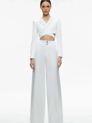Mame High Rise Wide Leg Pant | Alice and Olivia Store