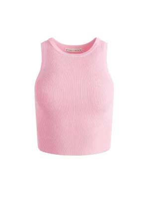 Marin Curved Hem Tank | Alice and Olivia Store