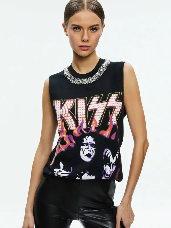 Miller Embellished Muscle Tank | Alice and Olivia Cheap