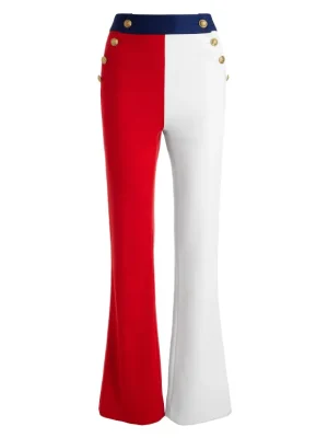 Narin High Rise Button Front Pant | Alice and Olivia Cheap