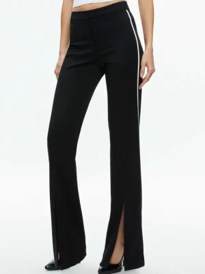 Princess Contrast Piping Pant | Alice and Olivia Shop