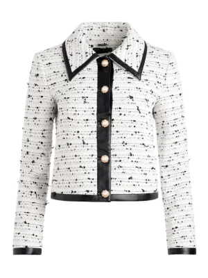 Renae Cropped Vegan Leather Jacket | Alice and Olivia Best