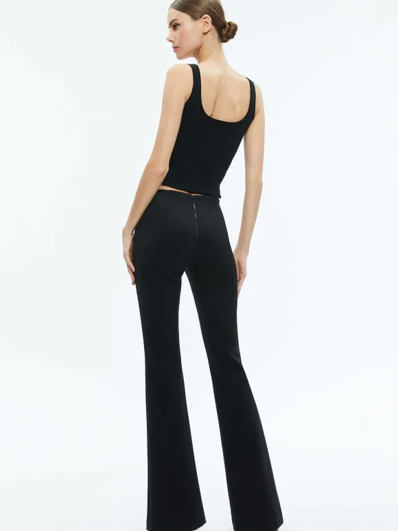 Rmp Back Zip Bootcut Pant | Alice and Olivia Cheap