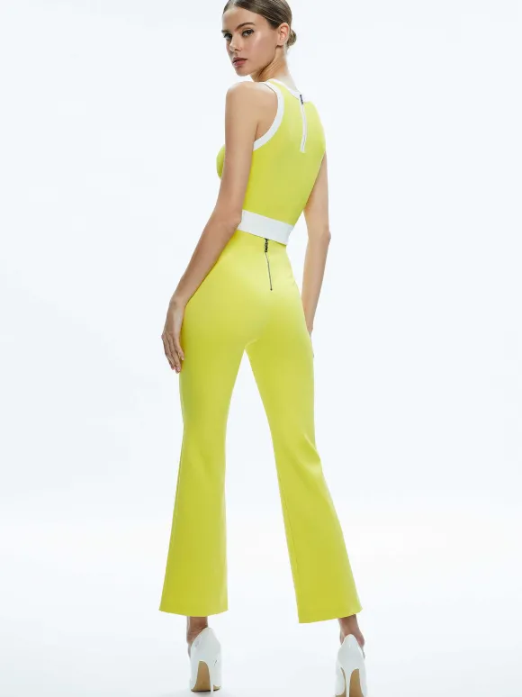 Rmp Mid Rise Back-Zip Bootcut Ankle Pant | Alice and Olivia Cheap