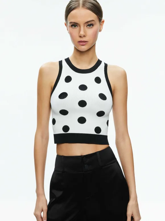 Rydel Cropped Tank | Alice and Olivia Cheap