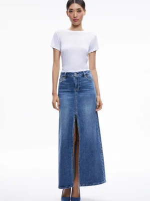 Rye Denim Maxi Skirt | Alice and Olivia Best