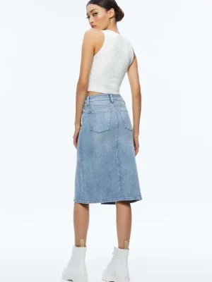 Rye Midi Denim Skirt | Alice and Olivia Cheap