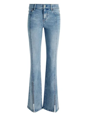 Sedona Low Rise Center Front Slits Flare Jean | Alice and Olivia Flash Sale