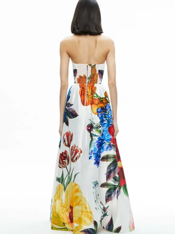 Stella Strapless Gown | Alice and Olivia Clearance
