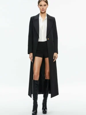 Theo Notch Collar Coat | Alice and Olivia Cheap