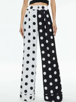 Tomasa Cuffed Trouser | Alice and Olivia Shop