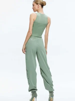 Tonita Ribbed Tank | Alice and Olivia Store